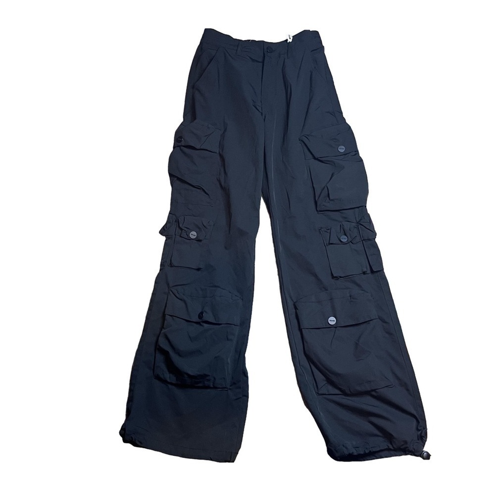 Smoke Rise Red Zoe Wide Leg Cargo Pants, Size XS